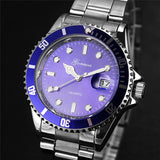 Waterproof  Fashion blue Watch Men Stainless